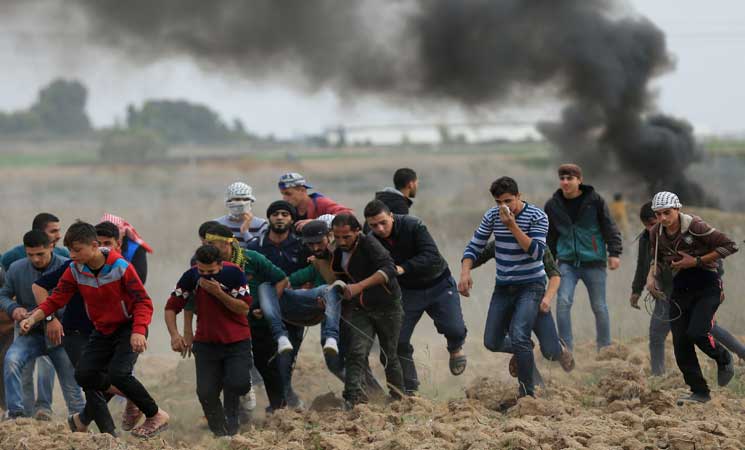 مقتل فلسطيني برصاص الجيش الاسرائيلي اثر تجدد المواجهات على حدود قطاع غزة