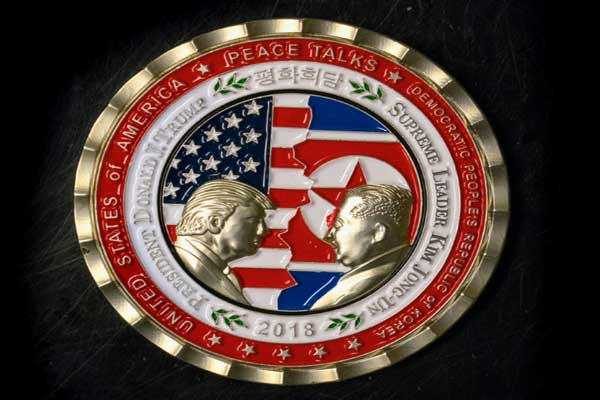 البيت الأبيض يصدر ميدالية بمناسبة قمة ترمب - كيم المرتقبة