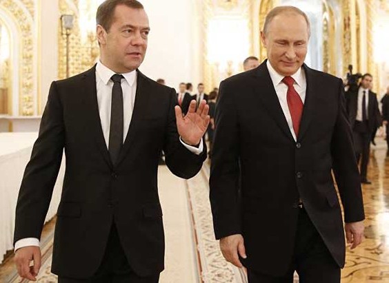 بوتين يوافق على تشكيلة حكومة مدفيديف