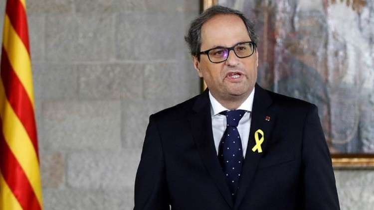 رئيس كاتالونيا يدعو إلى محادثات مع رئيس وزراء اسبانيا الجديد