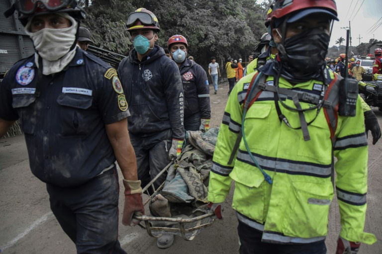 ارتفاع حصيلة ثوران بركان فويغو في غواتيمالا الى 99 قتيلا