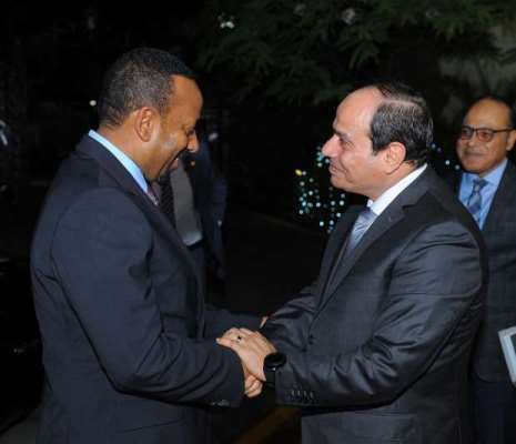 رئيس الوزراء الاثيوبي يزور مصر ويلتقي السيسي