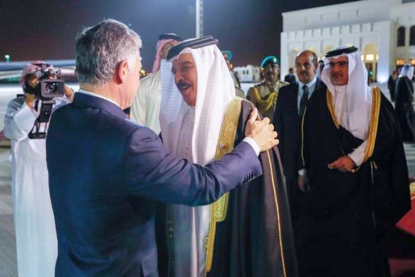 عبد الله الثاني في البحرين بعد الكويت