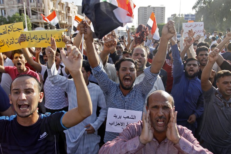 احتجاجات العراق تتمدد