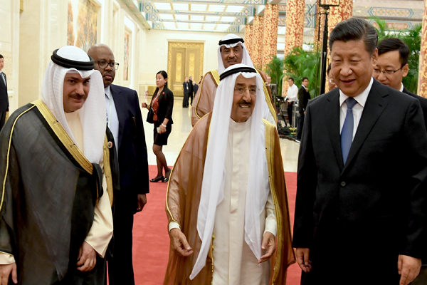 الأمير صباح الأحمد: بدأنا خطوات عملية تجسد الشراكة الحقيقية مع الصين