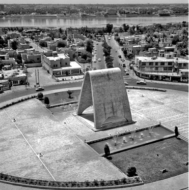 نصب الجندي المجهول، ساحة الفردوس، بغداد، العلوية، 1959.