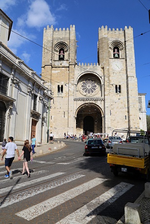 لشبونة، الكاتدرائية. منظر عام.