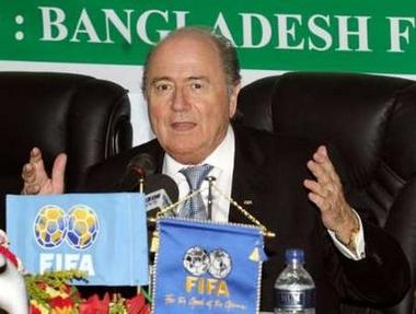 جوزيف بلاتر رئيس الإتحاد الدولي لكرة القدم