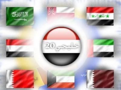 صورة تجمع أعلام المنتخبات المشاركة في خليجي 20