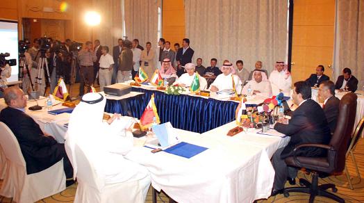 جانب من اجتماع سابق لأمناء سر الاتحادات الخليجية