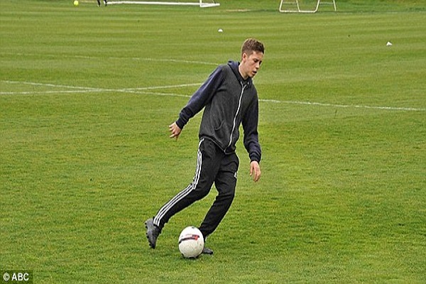 بروكلين خلال التدريبات