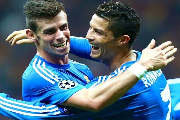 الثنائي الأغلى عالمياً البرتغالي كريستيانو رونالدو والويلزي غاريث بيل