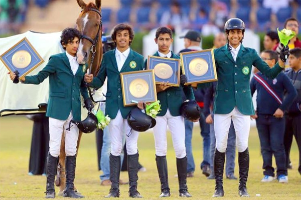 أبطال الأخضر السعودي الشباب