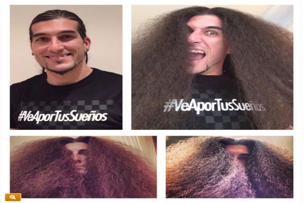 الصورة التي بثها بينتو على حسابه في إنيستغرام وتناقلها رواد مواقع التواصل الاجتماعي