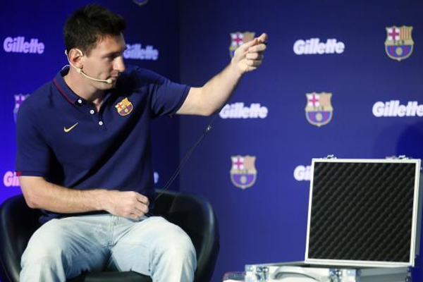 الأرجنتيني ليونيل ميسي، نجم نادي برشلونة الإسباني