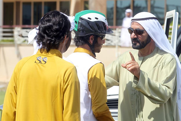 الشيخ محمد بن راشد آل مكتوم يحضر سباق دبي الدولي للقدرة المخصص للإسطبلات الخاصة لمسافة 100 كيلومتر،