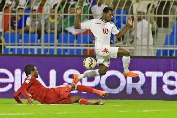 تعادل الامارات وعمان سلبا