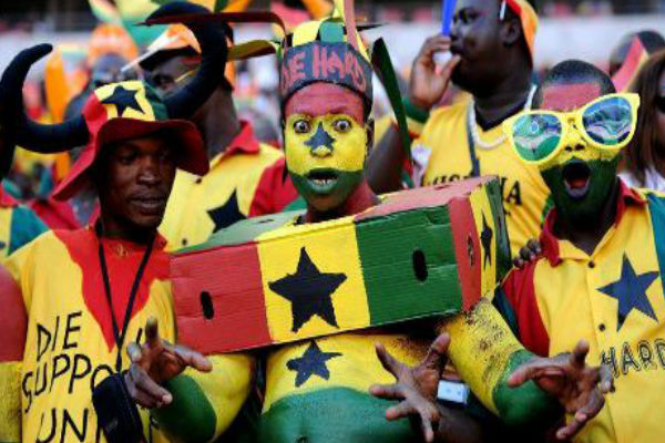 مشجعو منتخب غانا