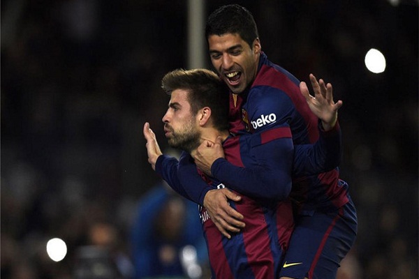 بيكيه يسجل أول هدف لبرشلونة بواسطة ركلة ركنية منذ تسعة أشهر