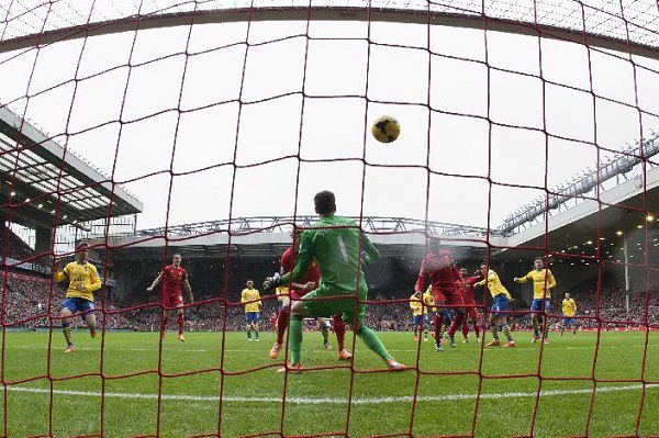 ايفربول يمزق شباك ارسنال بخماسية