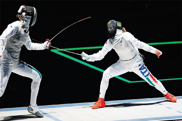 جانب من المنافسات