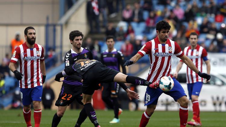 من مباراة أتلتيكو مدريد وبلد الوليد في الدوري الإسباني