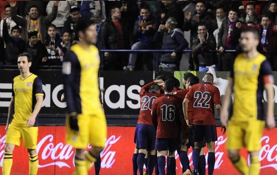 أوساسونا يسدي خدمة لريال باسقاطه أتلتيكو وبلباو يستعيد توازنه 