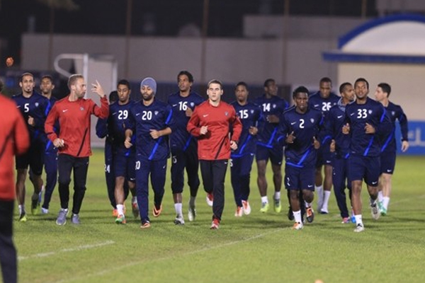 جانب من التدريبات الهلالية