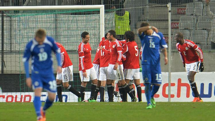 مصر تحقق فوزاً لافتاً على البوسنك والهرسك