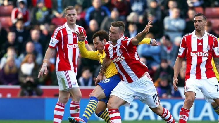 ستوك سيتي يسقط أرسنال بهدف في الدوري الإنكليزي