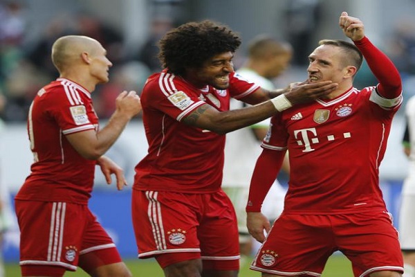 بايرن ميونيح يقض مضاجع فولفسبورغ 