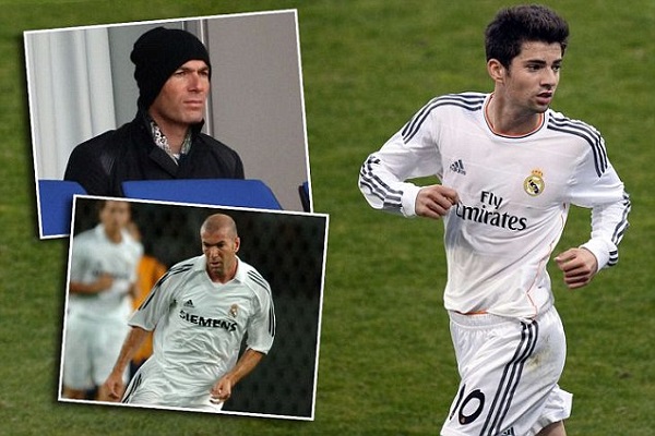 إنزو زيدان يتألق تحت انظار والده