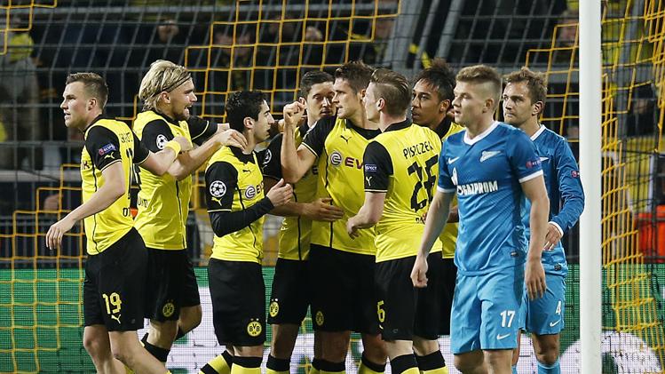 دورتموند أدرك التعادل بعد تقدم زينيت الروسي