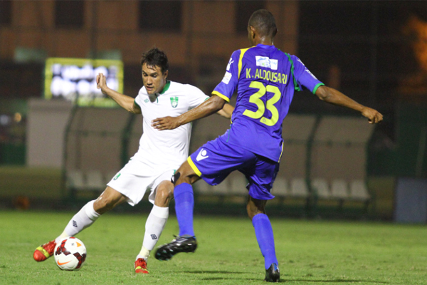 جانب من مباراة الأهلي والعروبة