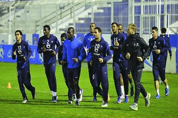 جانب من التدريبات الهلالية