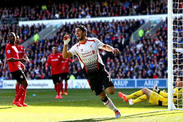 سواريز يواصل صدارته للهدافين