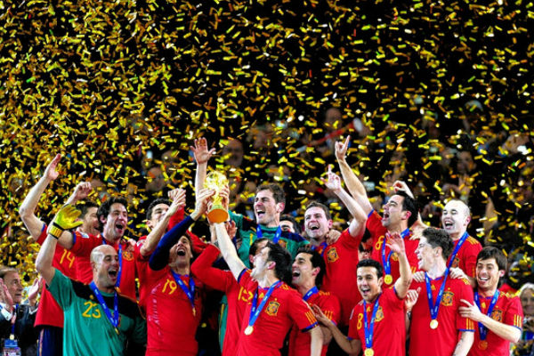منتخب إسبانيا بطل العالم في جنوب افريقيا 2010