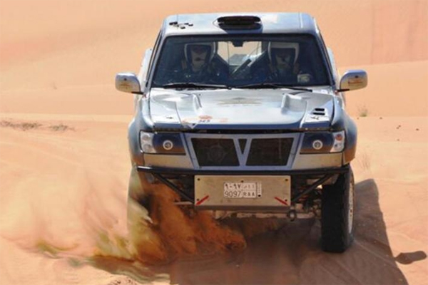 السائق السعودي إبراهيم المهنا