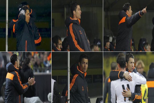 رونالدو عاش لحظات صعبة أثناء متابعته للمباراة خارج ملعب المباراة