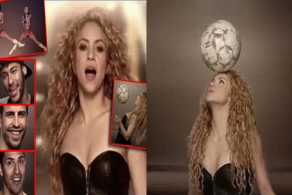 شاكيرا تطرح الأغنية الرسمية لمونديال البرازيل 