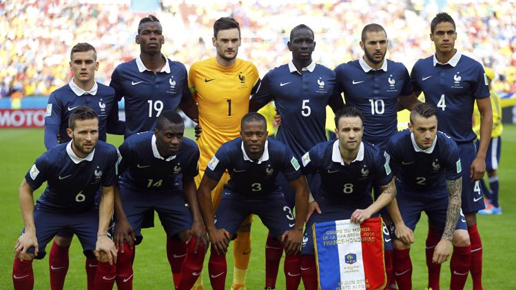 تشكيلة منتخب فرنسا في مباراة الهندوراس