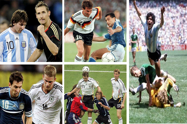 خمس مواجهات تاريخية - كلاسيكية بين ألمانيا والأرجنتين