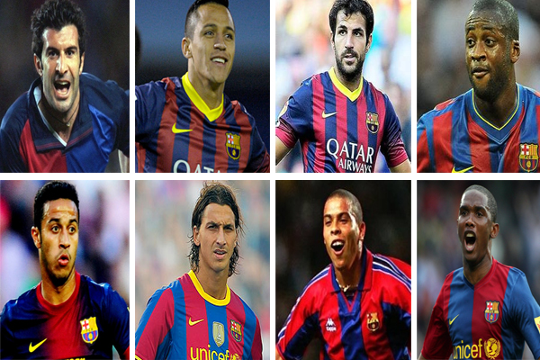 أغلى عشرة لاعبين رحلوا عن برشلونة