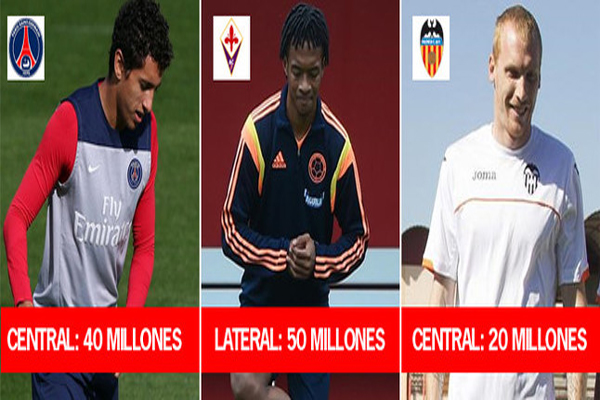 الفرنسي ماثيو والكولومبي كوادرادو والبرازيلي ماركينيوس