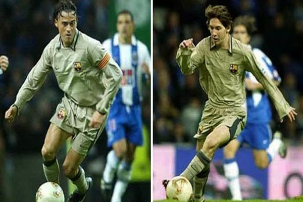 ميسي وانريكي لعباً جنبا إلى جنب في برشلونة قبل 11 عاماً 