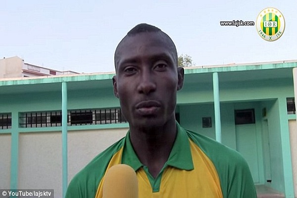  اللاعب الكاميروني البيرت ايبوسي مهاجم شبيبة القبائل الجزائري