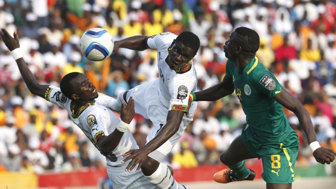 من مباراة غانا والسنغال