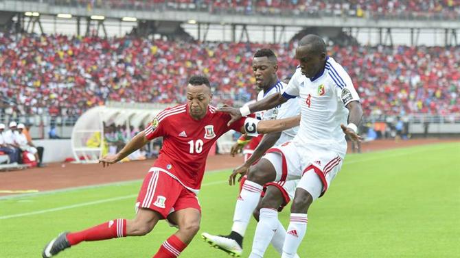 من مباراة الافتتاح بين غينيا الاستوائية والكونغو