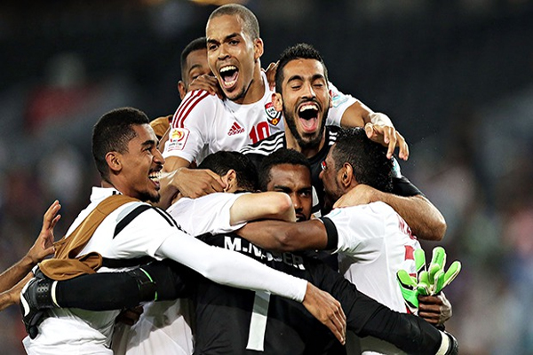 الامارات تحمل الامال العربية في كأس اسيا بعد خروج المنتخب العراقي