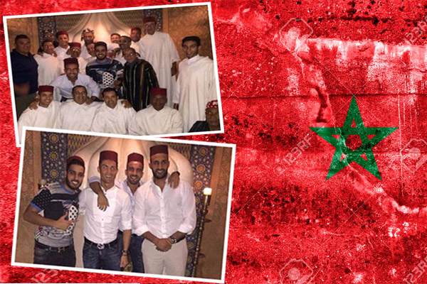 رونالدو في المغرب رفقة بعض أصدقائه